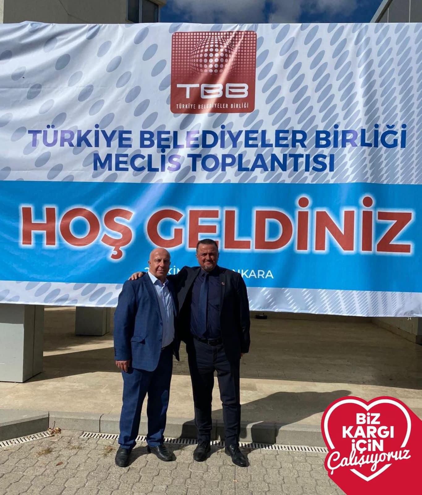 BAŞKANIMIZ HAMİT DERELİ, TÜRKİYE BELEDİYELER BİRLİĞİ MECLİS TOPLANTISINA KATILDI